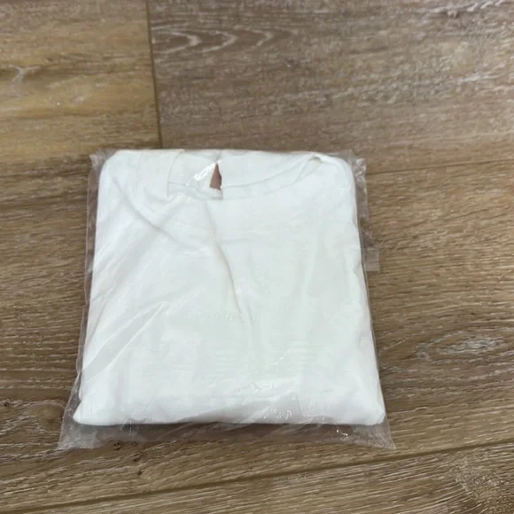 Lunya Cool paneled sleeveless short dress sincere white - Picture 3 of 3